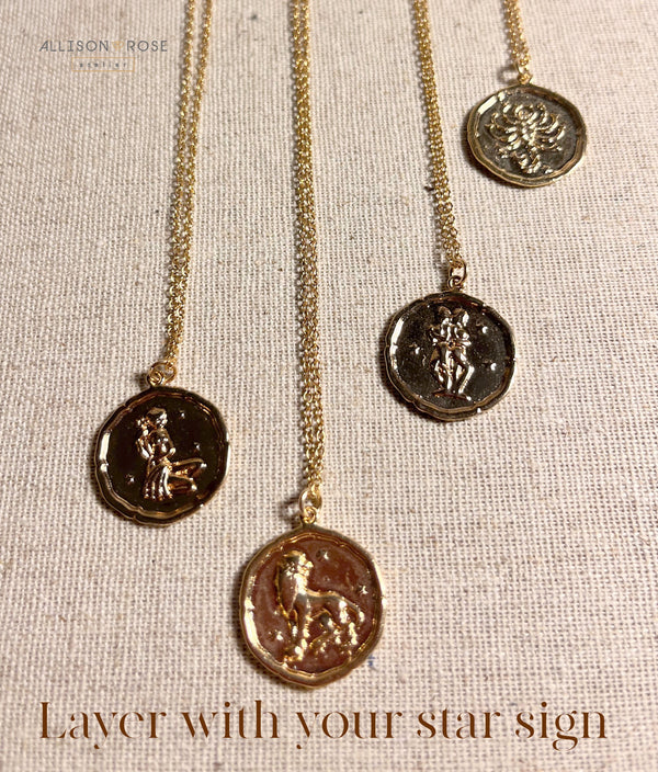 Out of this world Zodiac Cham Pendant Necklaces