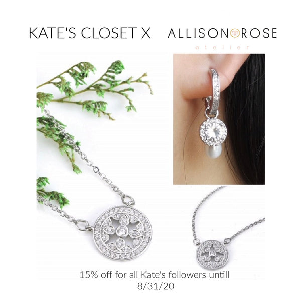15%  Discount for all of Kate's Closets Followers