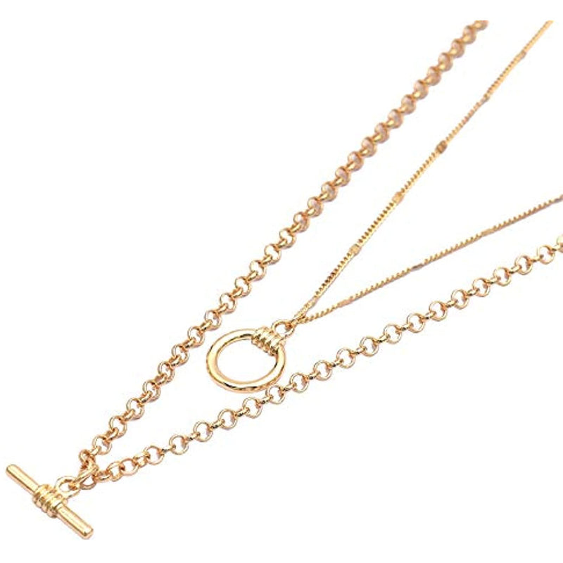Project Cece | Necklace Freedom T-Bar Chain Gold