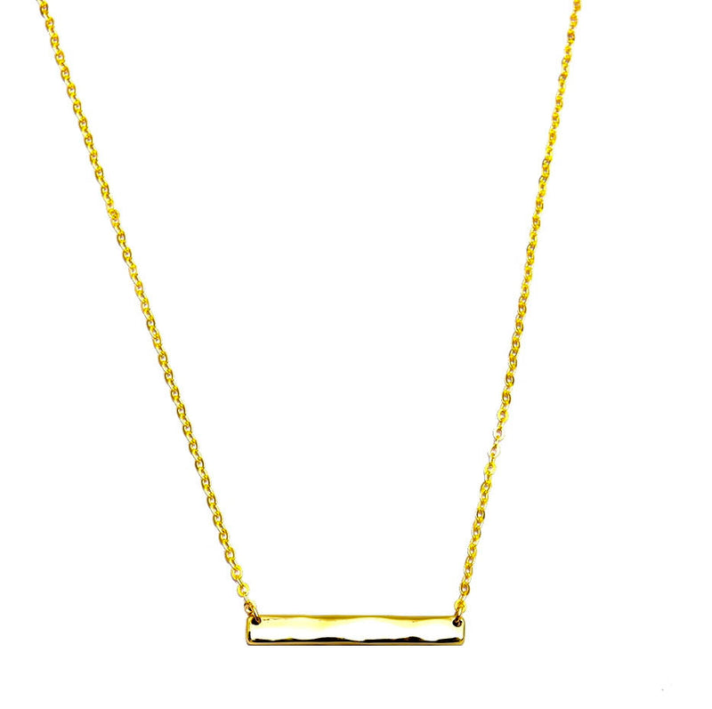 Dainty Layered Choker-Pendant Necklace - Three Layered Necklace. 16K Gold Plated. Five Beads and Multilayer Bar Disc Necklace